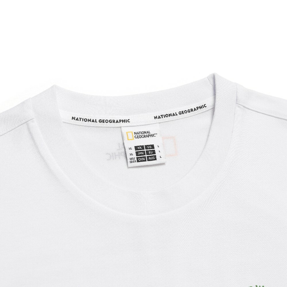 【NATIONAL GEOGRAPHIC】UNI DRYSIL STINGRAY T-SHIRT★男女共用 Unisex Drysil Graphic Short Sleeve Tee - WHITE