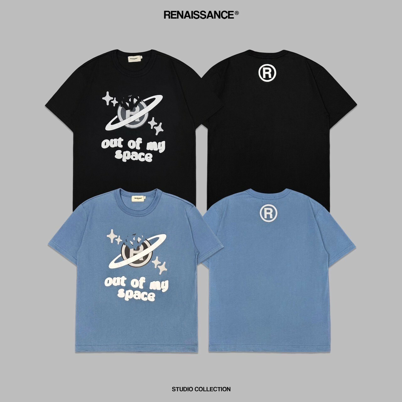 RENAISSANCE 限定款 立體發泡 土星Logo 星球R短袖 T 發泡字體 ‘’ Out Of My Space Tee ‘’