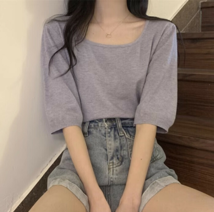 Slim T-Shirt (Grey One-size-fits-all)