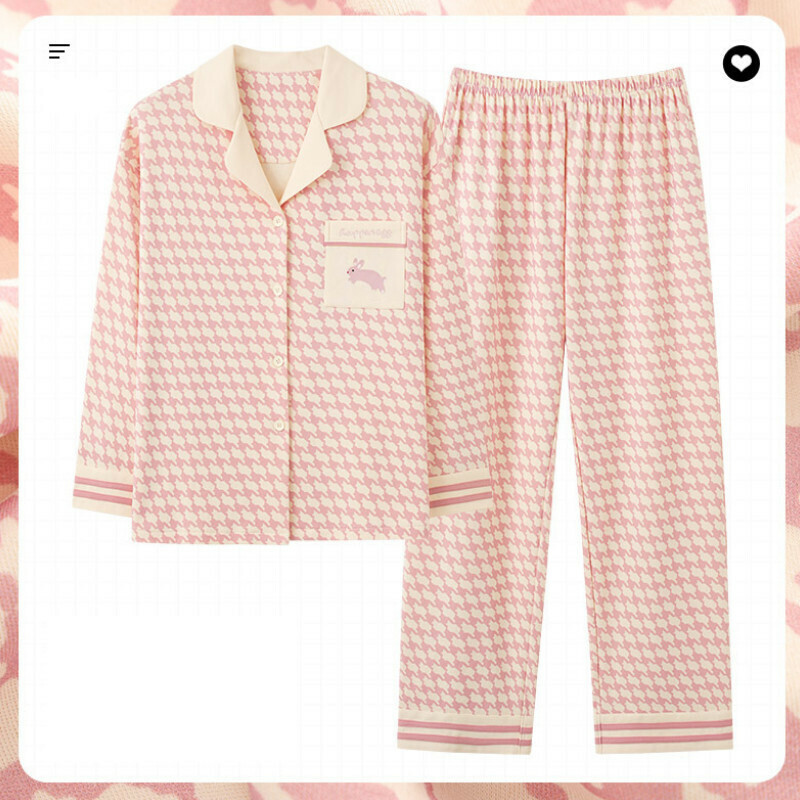 熱推長袖睡衣套裝【M-XXXL碼 AM-34709】【下單后聯絡客服確認發貨尺碼 】