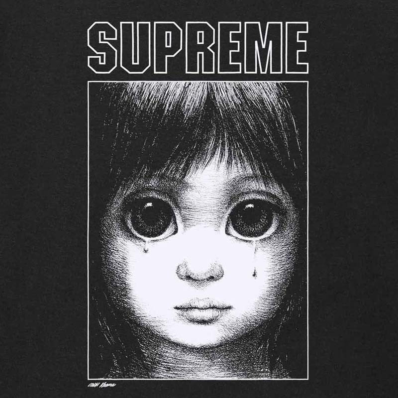 Supreme Margaret Keane Teardrop Tee Black 黑短袖短T SS24T