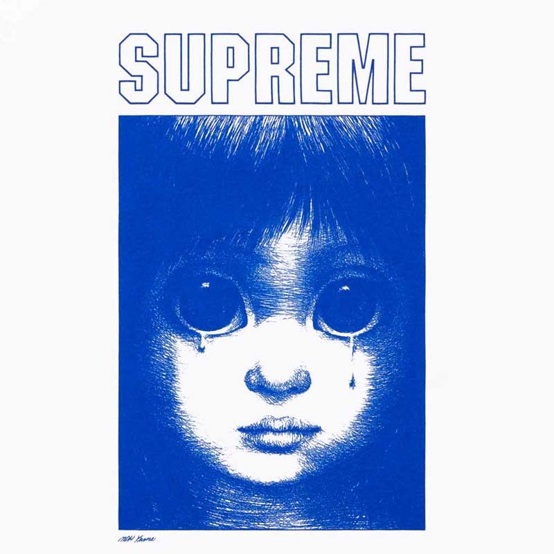 Supreme MARGARET KEENE TEARDROP TEE WHITE 白 短袖 短T SS24T13-WE [台灣現貨]