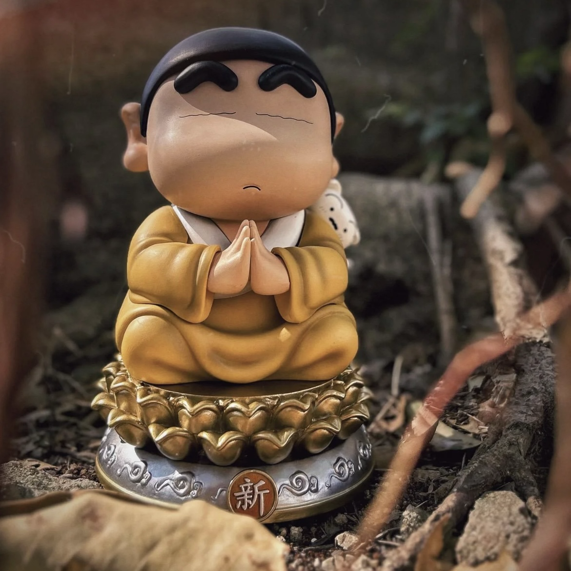 蠟筆小新 如意造型公仔 擺飾 擺件