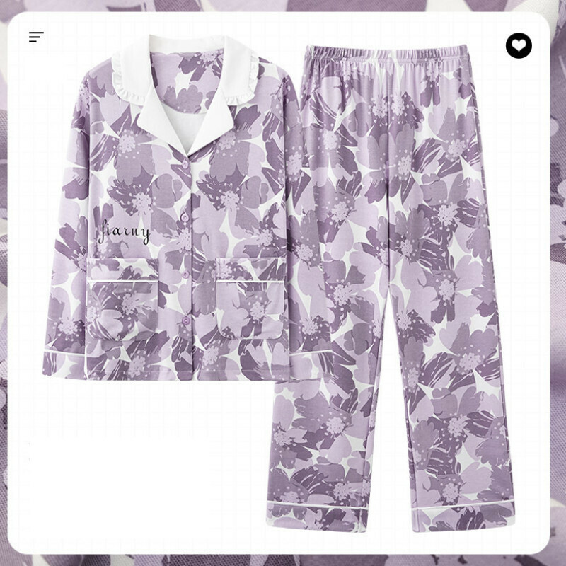 激抵長袖睡衣套裝【M-XXXL碼 AM-34529】【下單后聯絡客服確認發貨尺碼 】