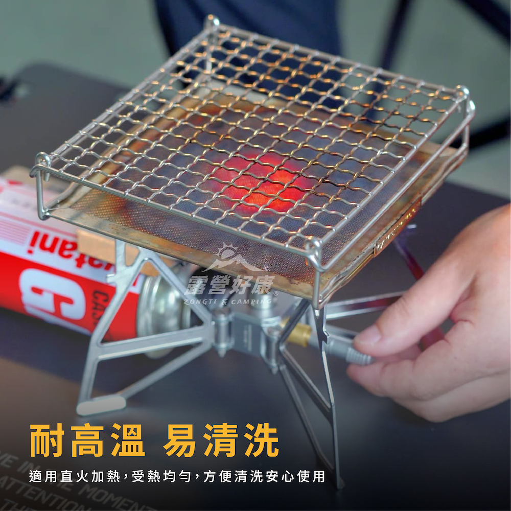 【Campingmoon柯曼】 304不鏽鋼吐司烤網 US-1312/US-1615 CA12