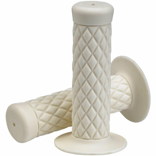 Biltwell 橡膠 握把套 菱格紋 (有邊) - 白