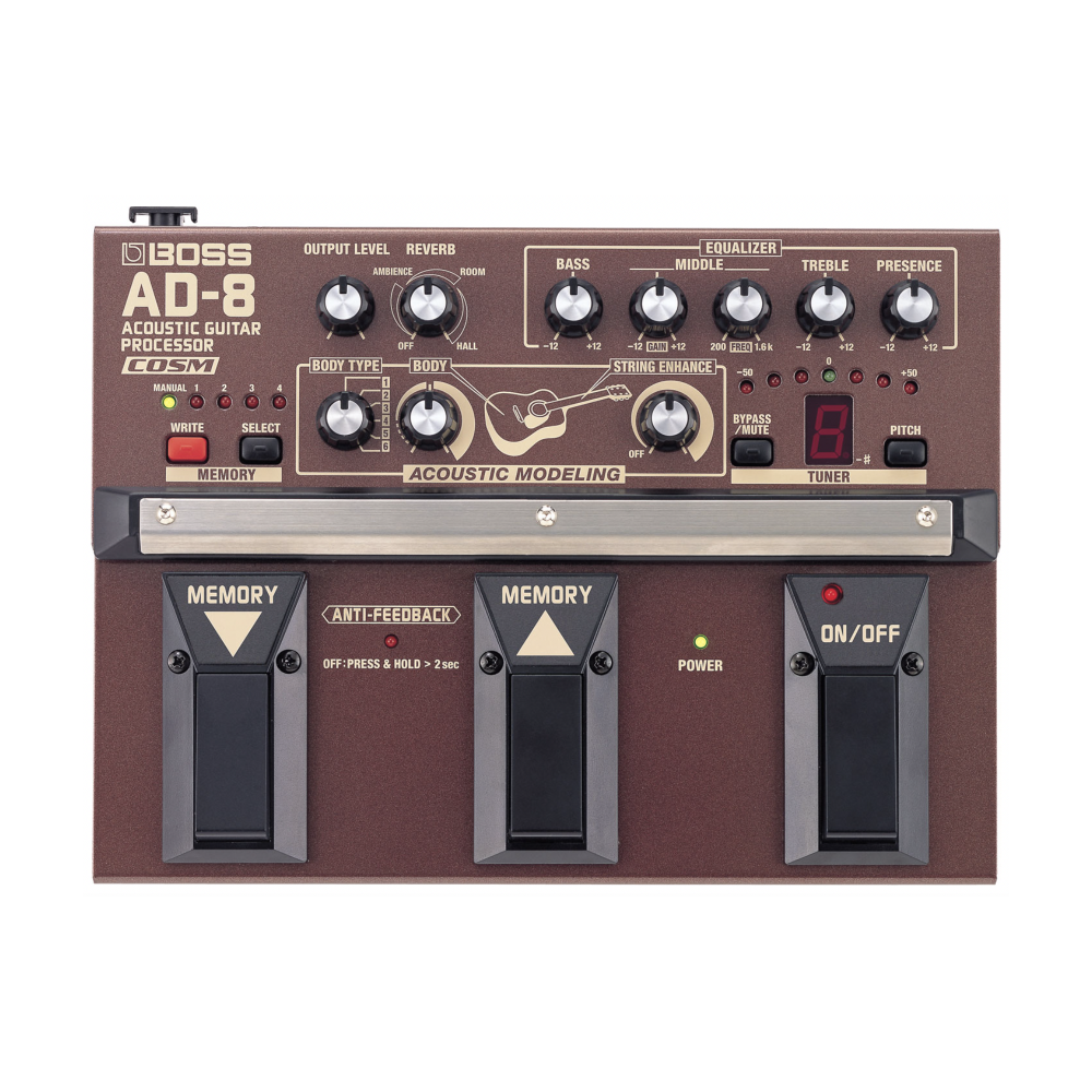 BOSS BOSS / AD-8 木吉他綜合效果器 — 三峽吉他 / Bass｜YA! 玩音樂