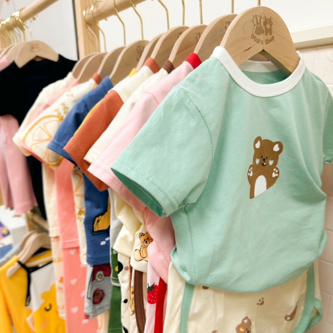 粉色恐龍 七分袖居家套裝