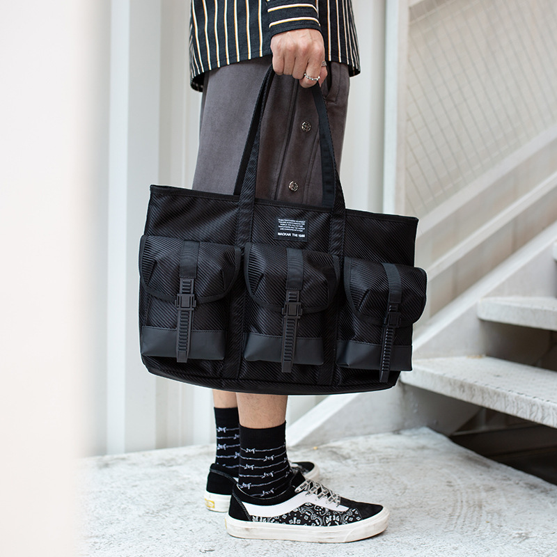 【BGMK009】三聯袋碳纖重磅設計托特包