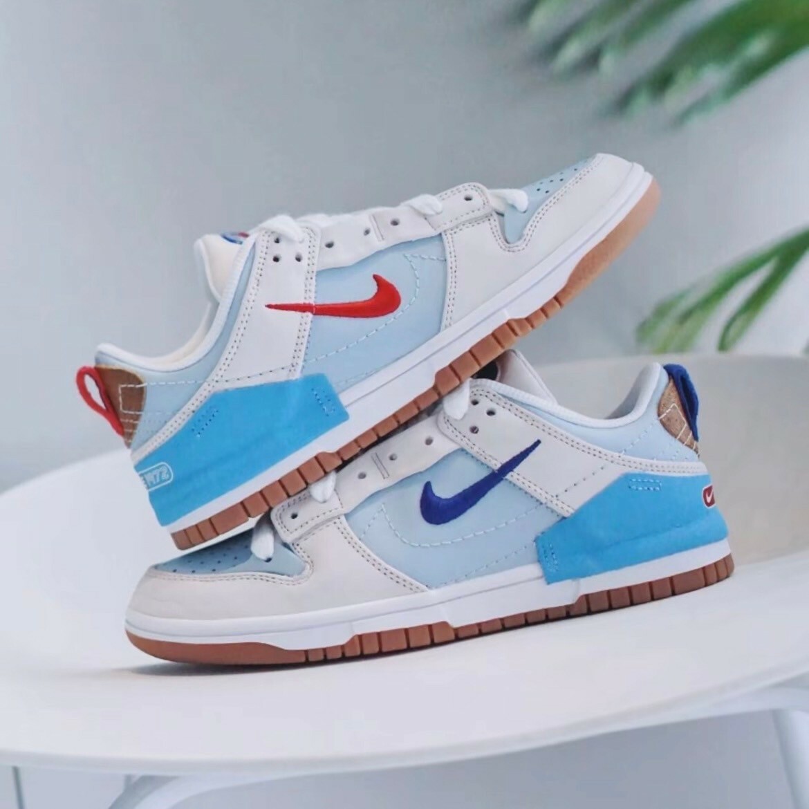 Nike Dunk Low Disrupt 2 北卡藍 米色 淺藍 天空藍 低筒休閒鞋