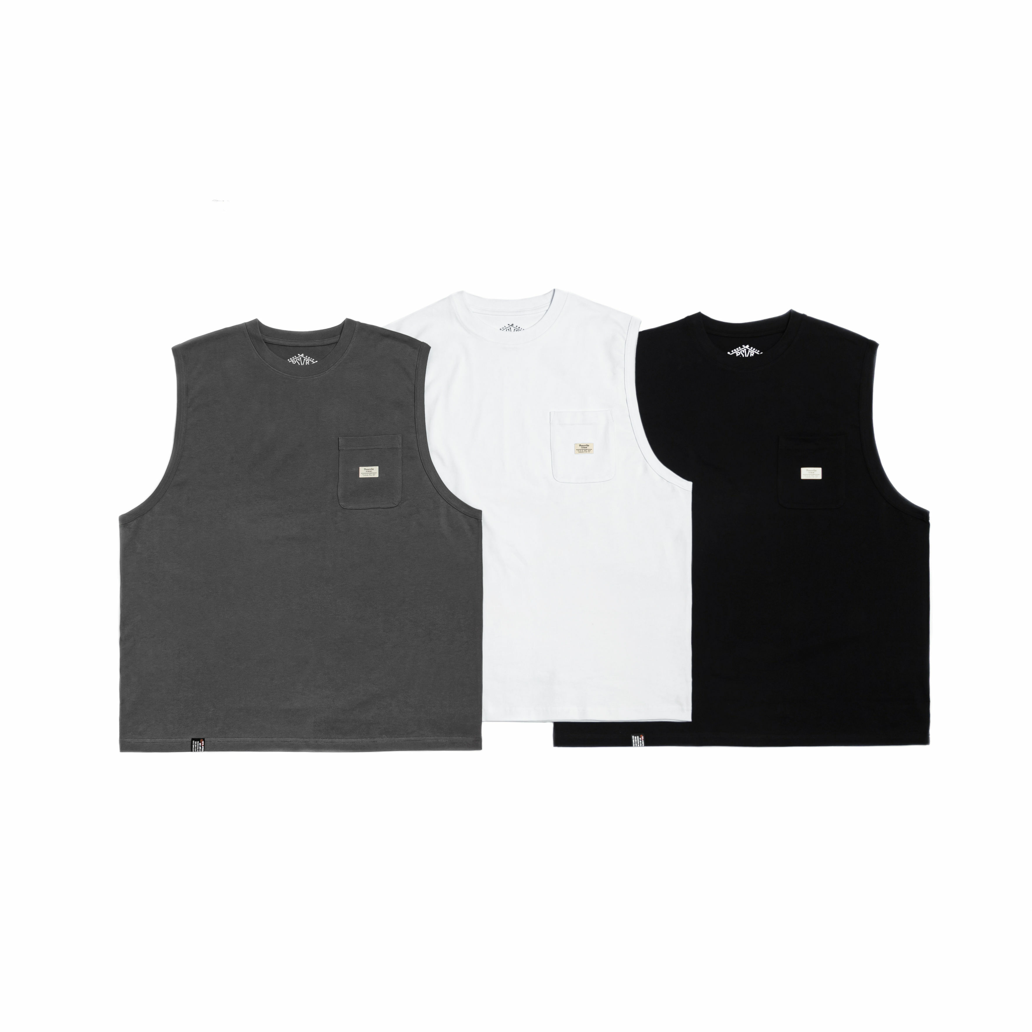 Persevere classic pocket sleeveless T-shirt