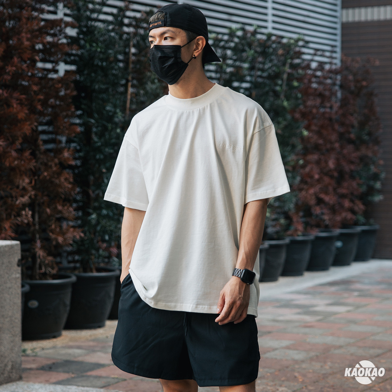 INNERSECT 左胸小字 背後大字 『Essentials平替款』【INN24SSTTE047】