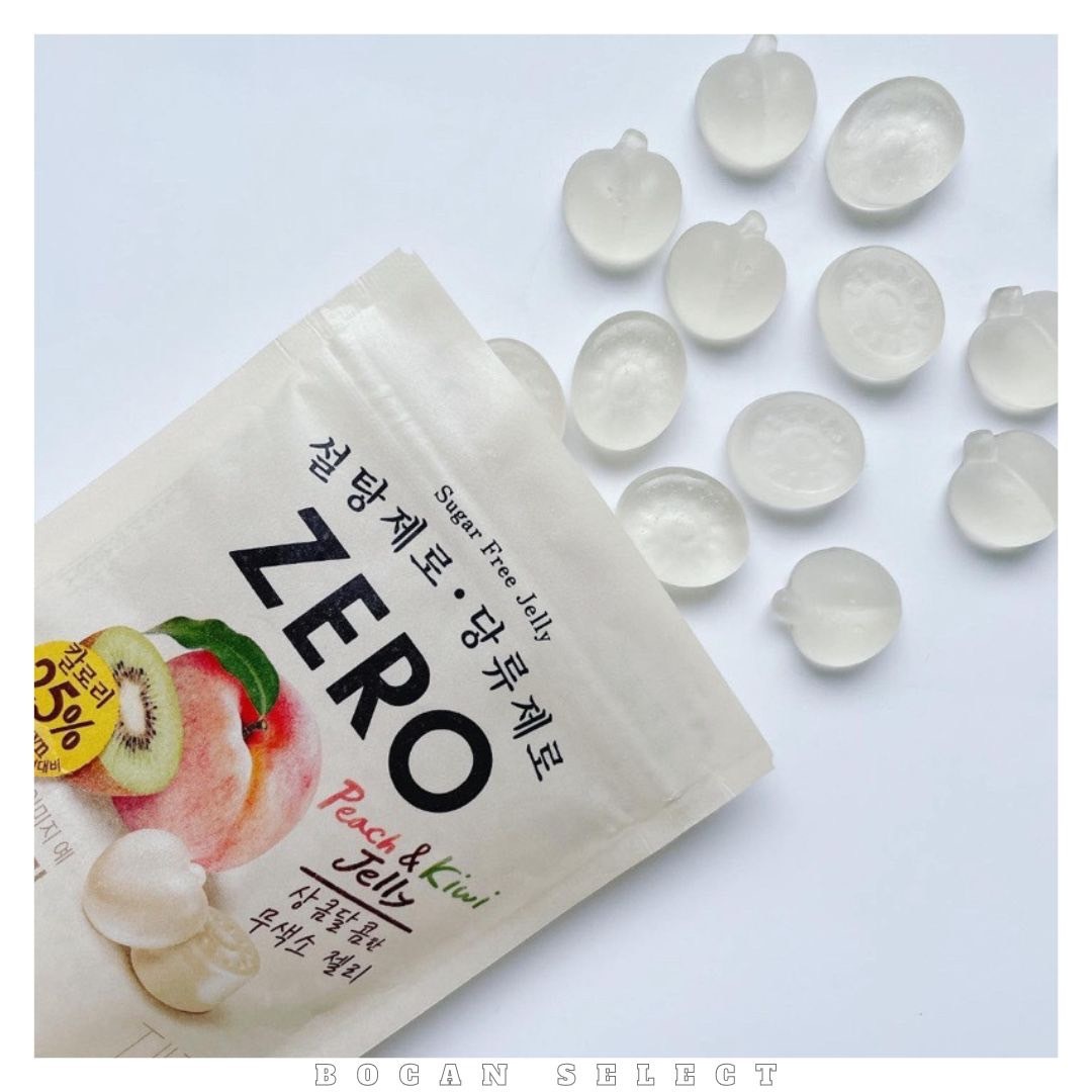 韓國 🇰🇷 樂天 ZERO 水蜜桃 奇異果 水果軟糖 大包裝 238g