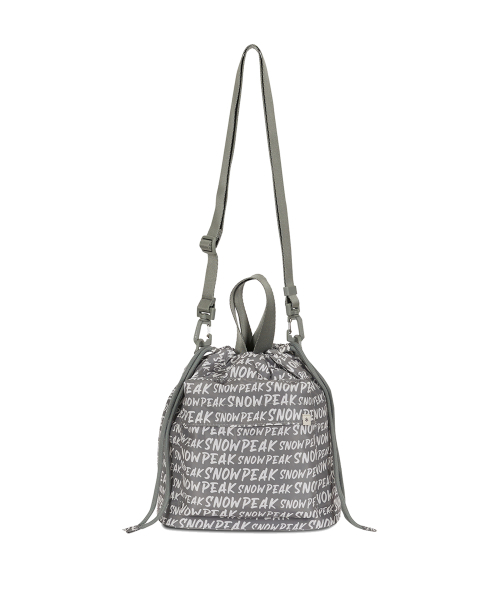 【代購】Snow Peak 雪諾必克 Monoz Midium 滿版logo文字 水桶包 S24SWFBB10