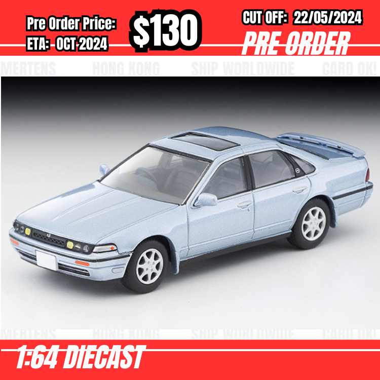 PO-$130 * Tomytec * 1:64 LV-N319a Nissan Cefiro Cruising Purplish Silver 1990 [OD08/05]