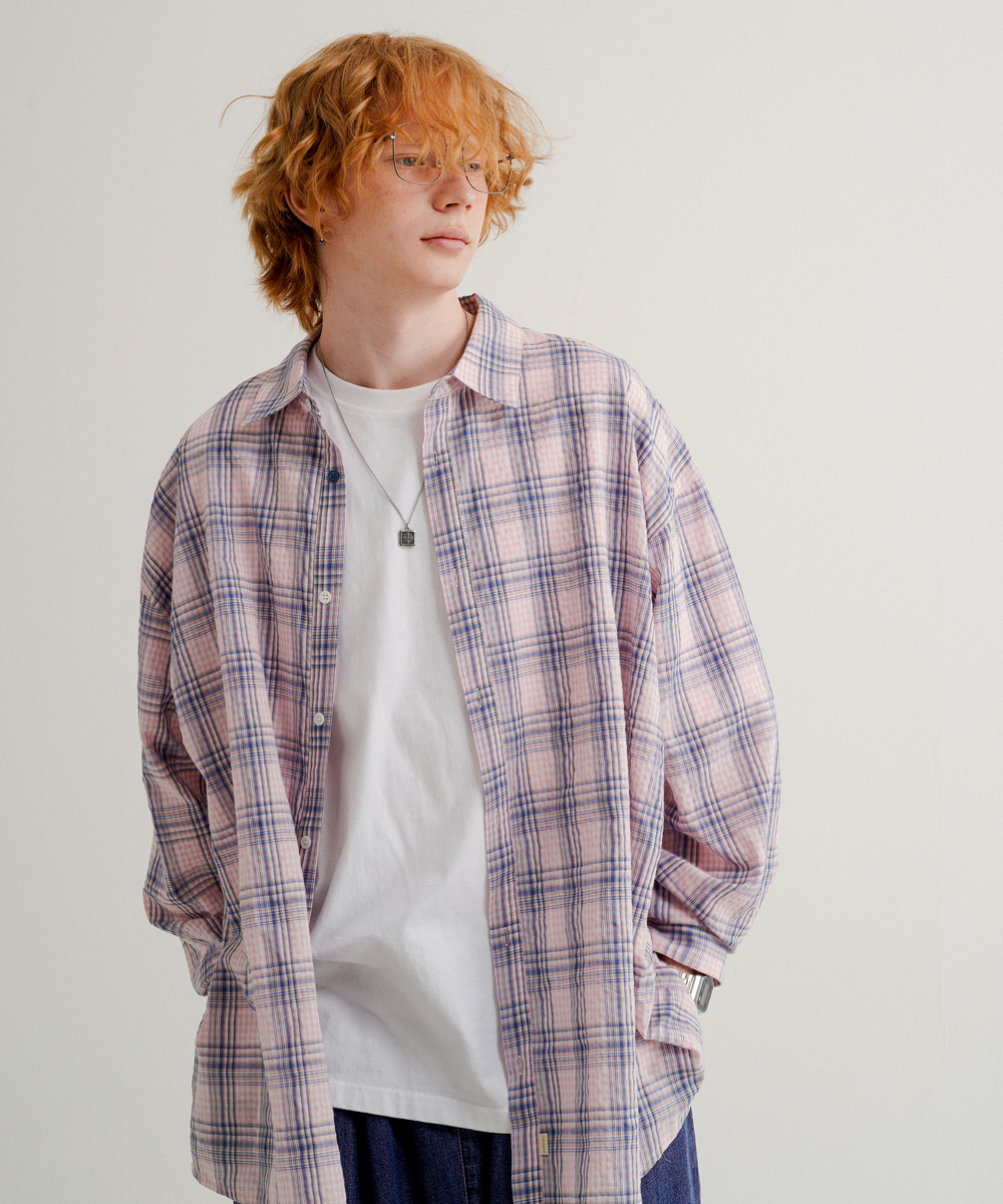 <預購> 韓國WV PROJECT SEER PRIME 復古格紋襯衫