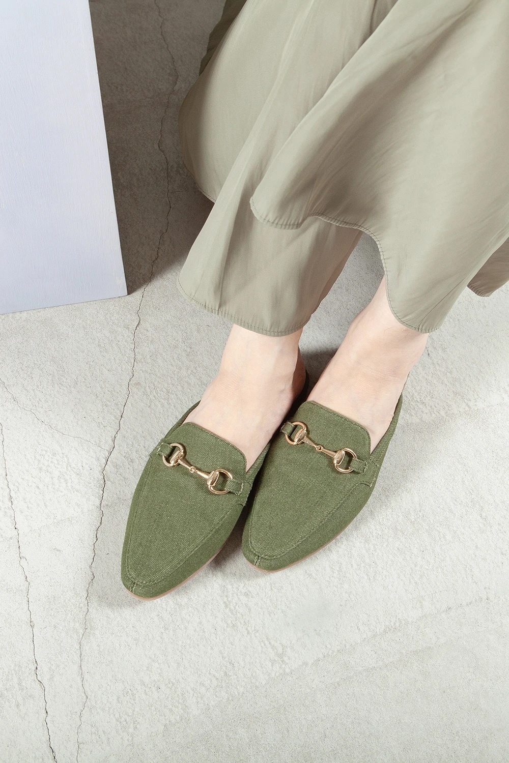 LL Slide Denim 牛仔布穆勒鞋