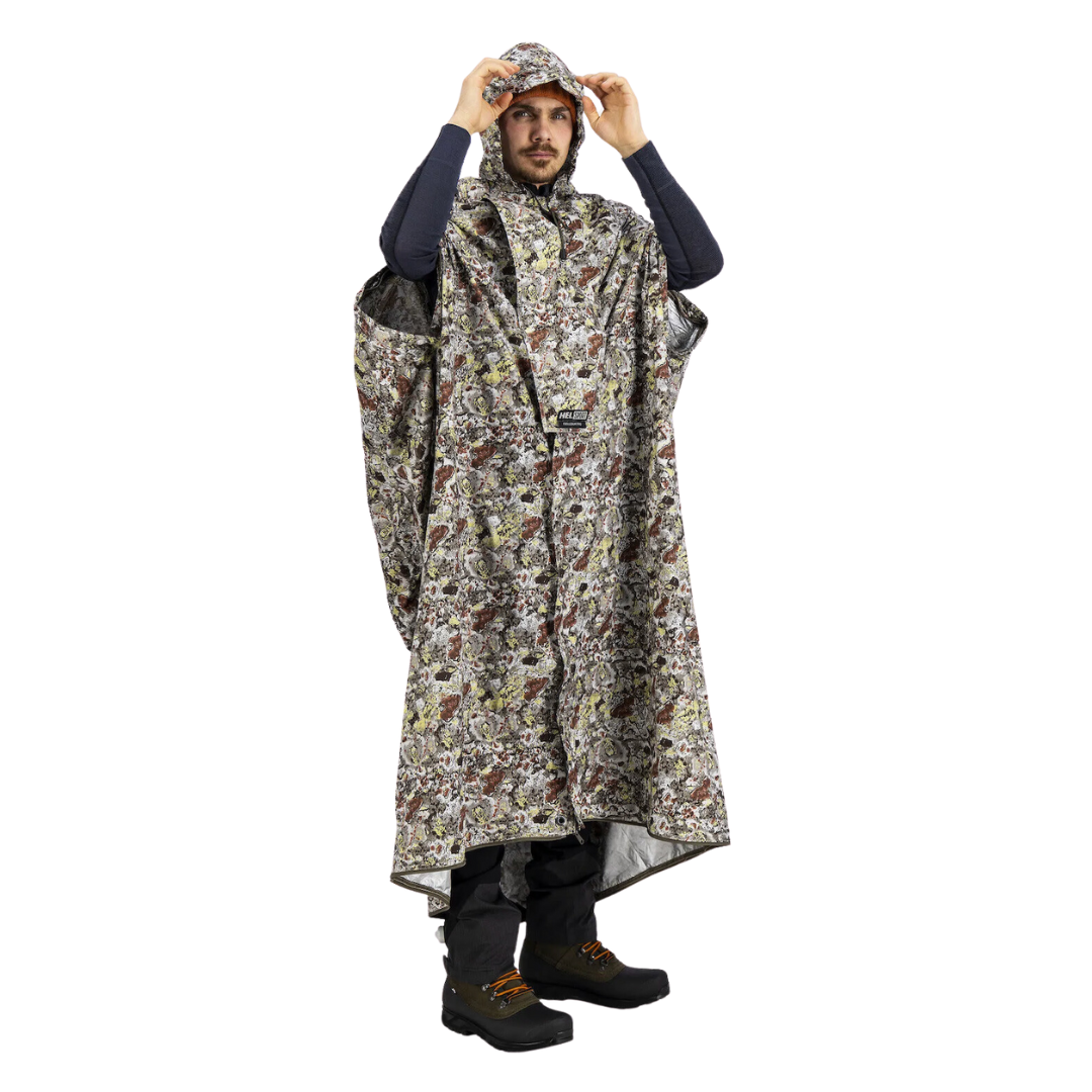 Helsport｜Fjellduk X-Trem Mt. Camo 偽裝遮蔽幕/雨衣