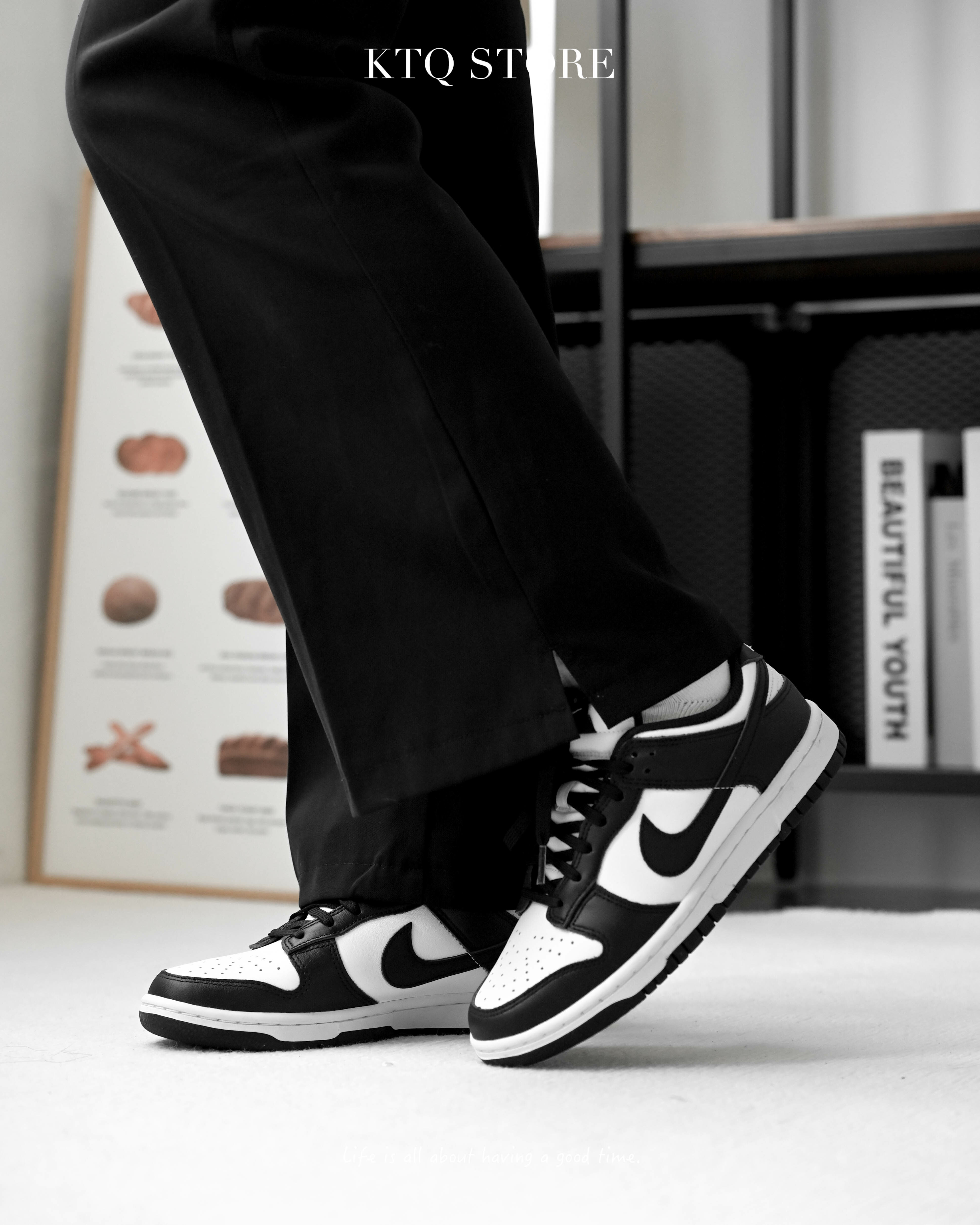 KTQ STORE ‧  NIKE DUNK LOW (GS) PANDA 黑白 熊貓低筒 CW1590-100