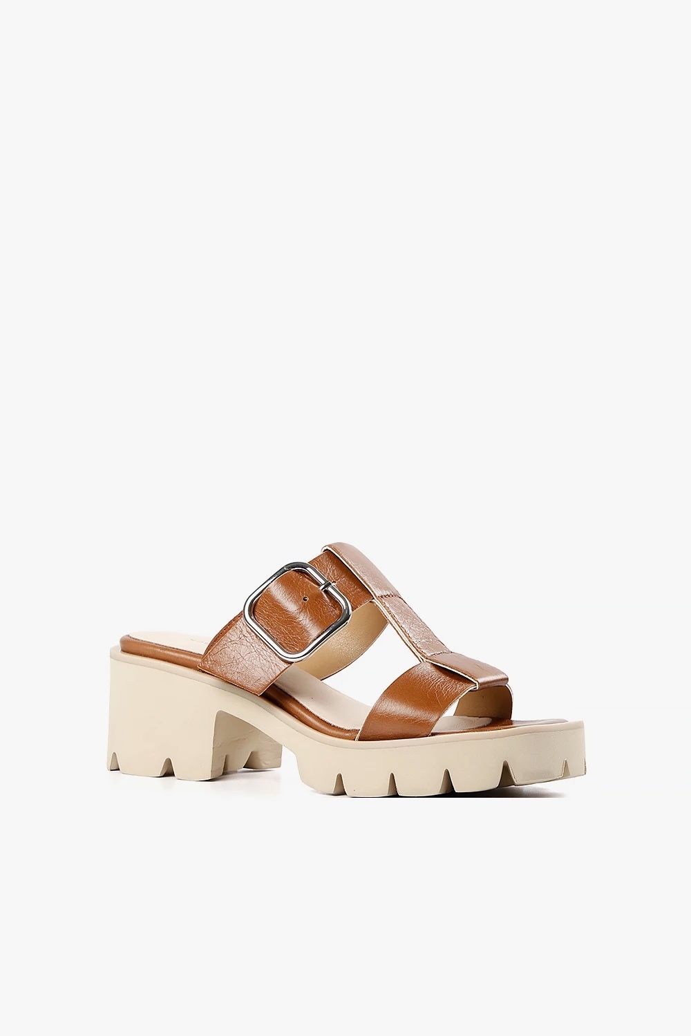 Buckle Lugg Mule 工字厚底涼鞋