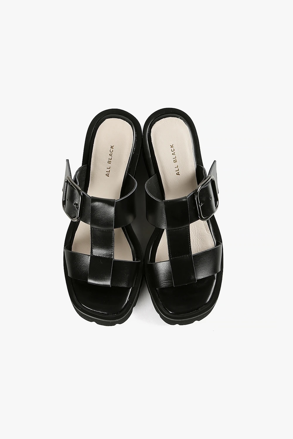 Buckle Lugg Mule 工字厚底涼鞋