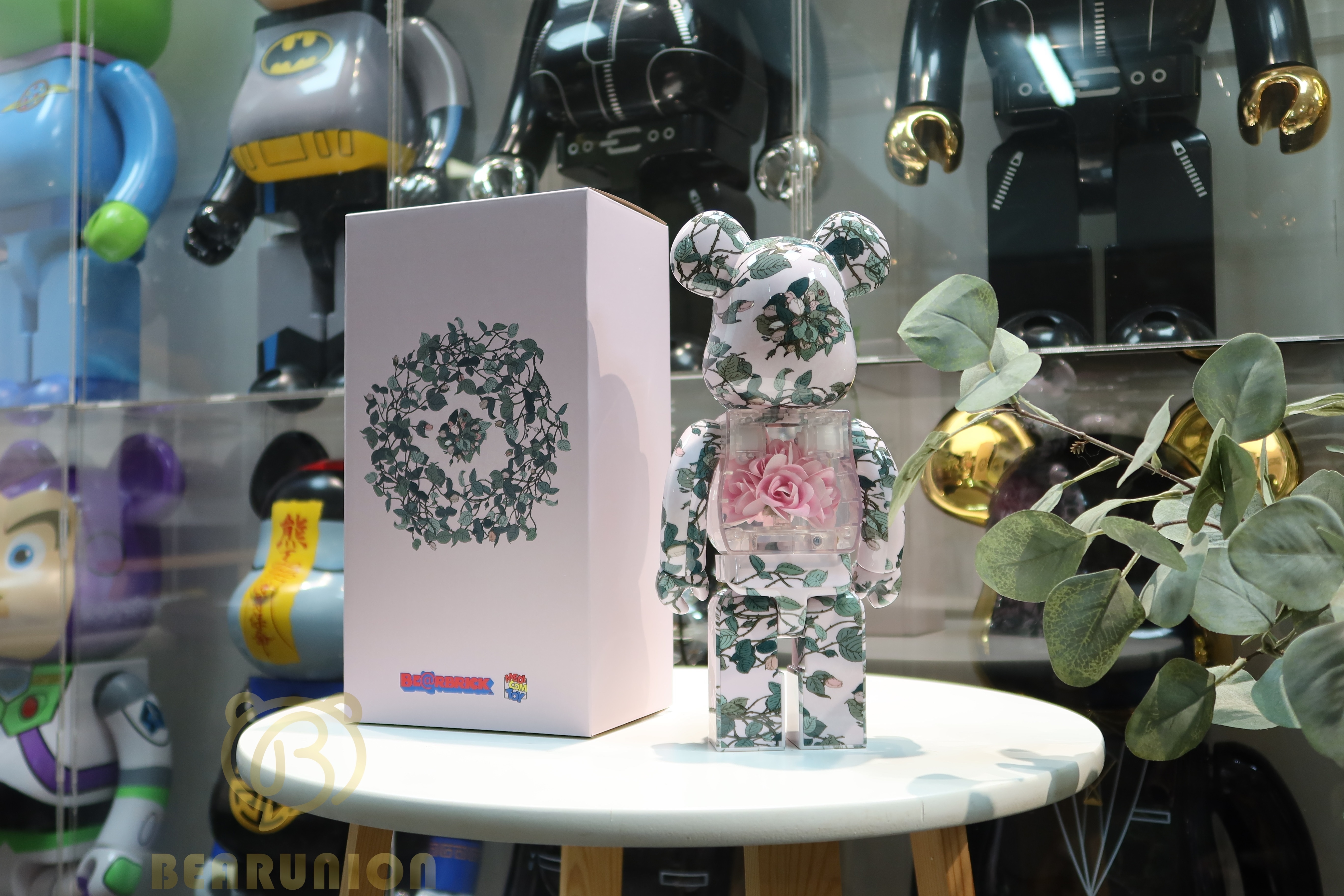 BE@RBRICK FLOR@ PINK ROSE 400% – 3DRetro
