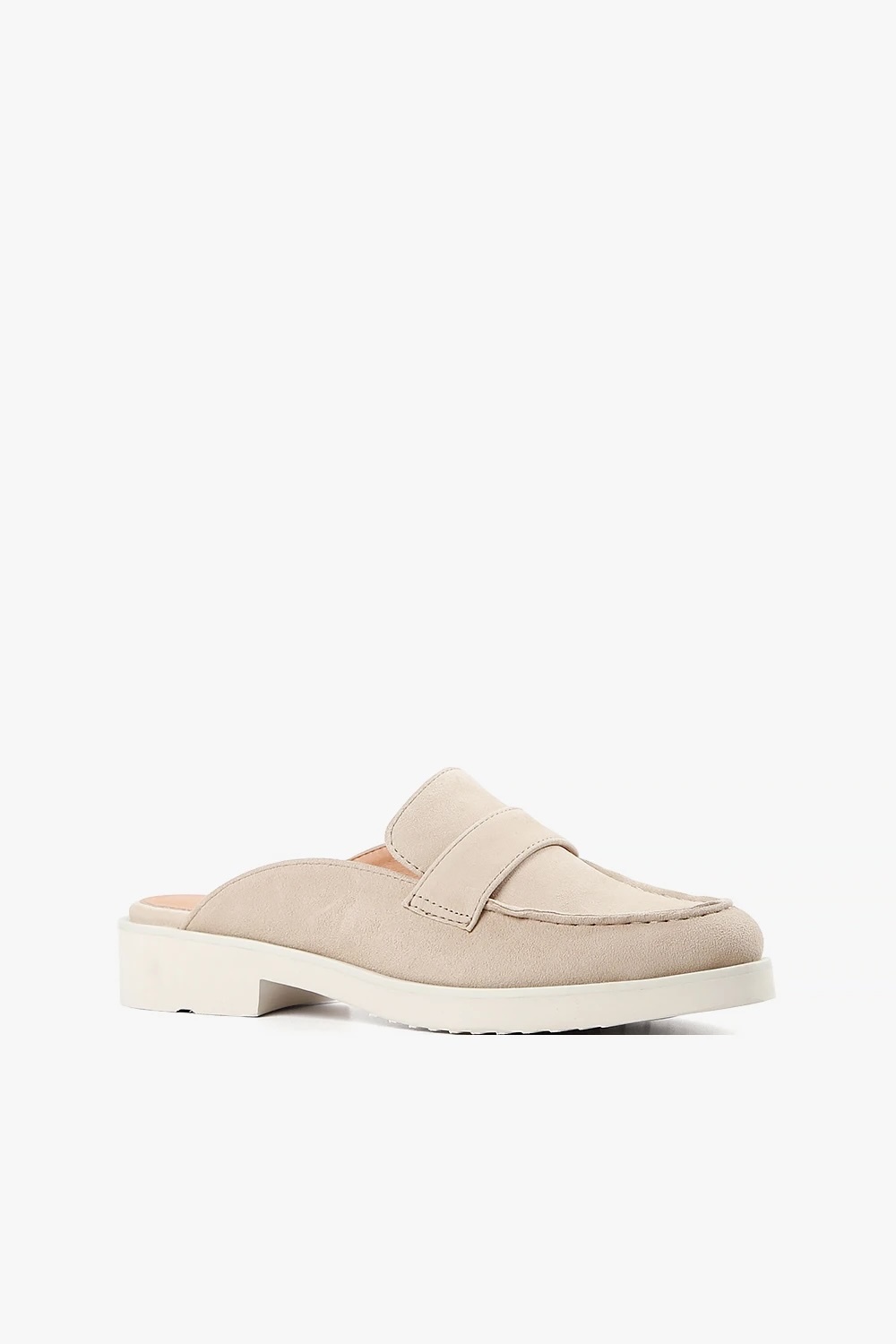 Penny Slide 厚底反毛穆勒鞋