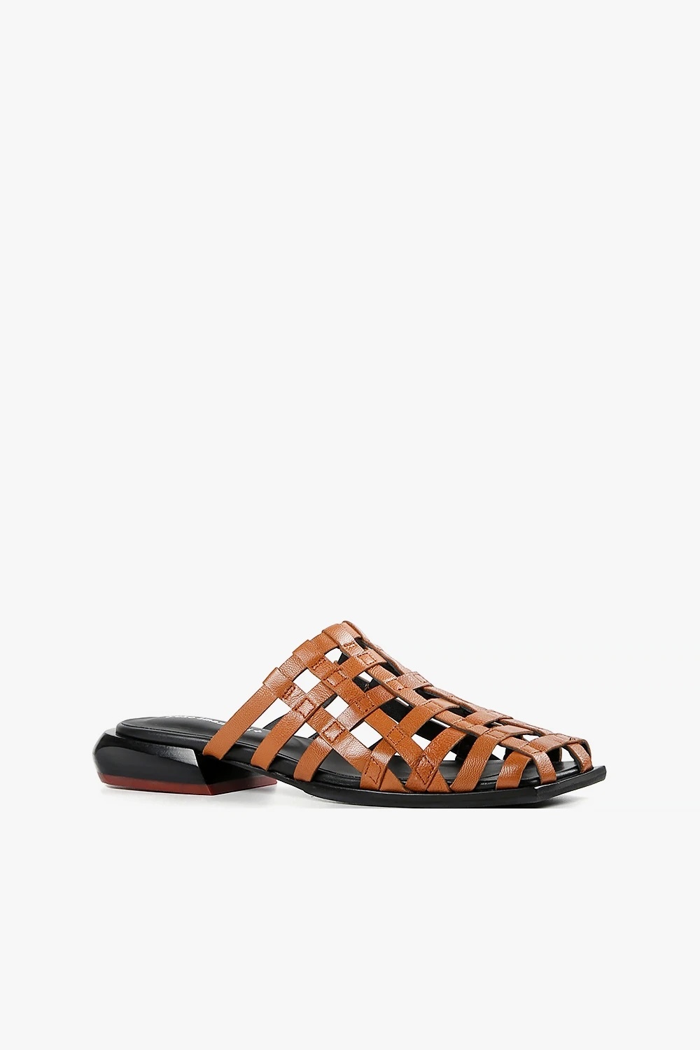 SYURI 方頭編織涼鞋