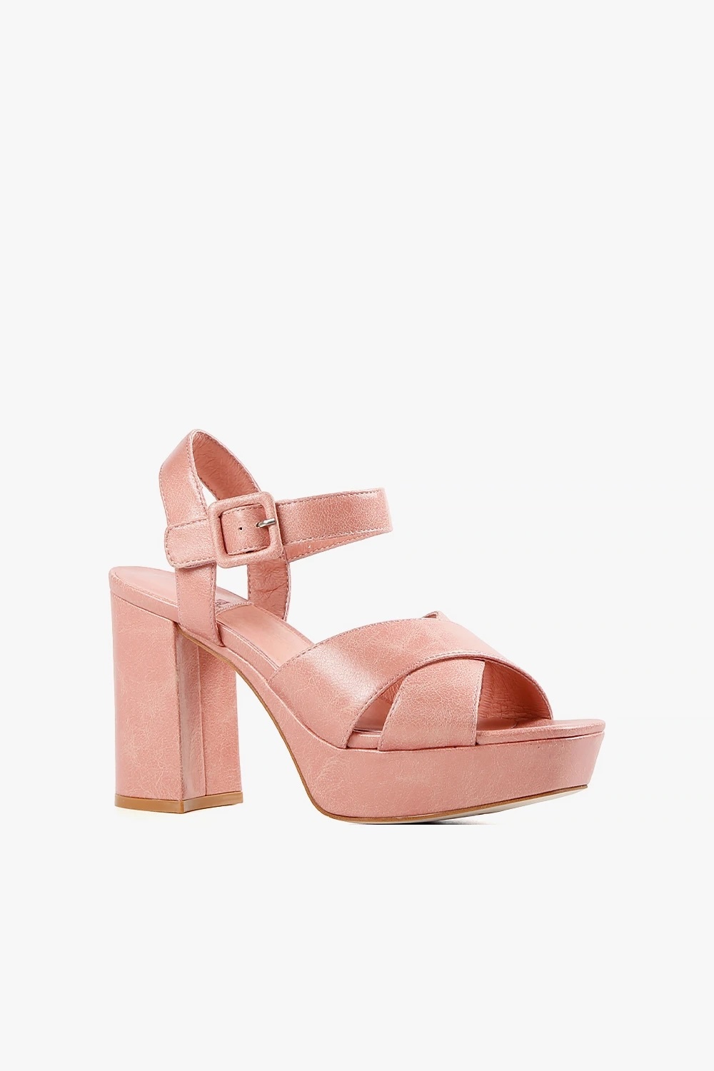 Amma-Nw 冰裂紋高跟涼鞋