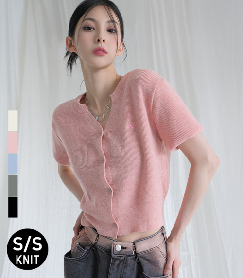 AVANDRESS Olly Linen Short-Sleeve Knit