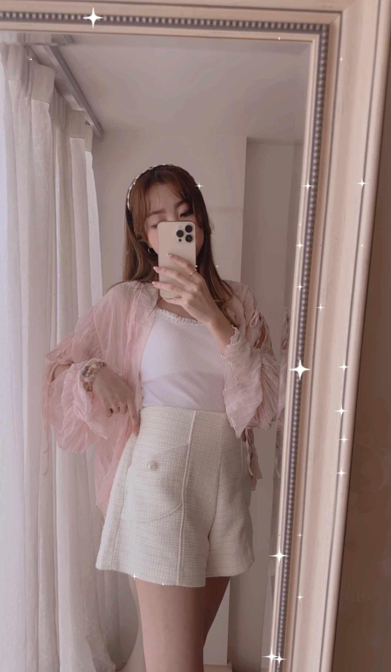 *MADE BY BJ2 SERIES* THE CAMELLIA TWEEDY SHORTS 2024