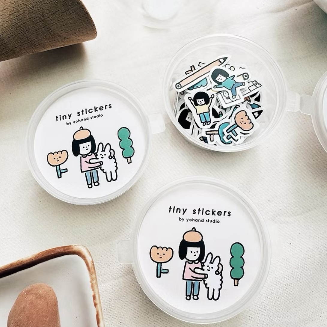 右手超人 迷你貼紙組 全套 100入