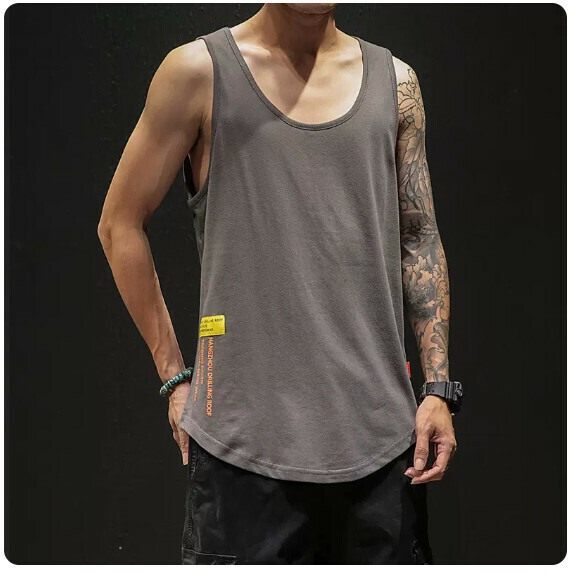 運動背心男士（深灰色【M_5XL碼】（下單後聯繫客服確認尺碼））