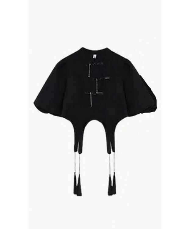 New Chinese Retro Buckle Shirt #Single Piece (Black) (M-4XL) (Contact customer service to confirm size after placing an order) 