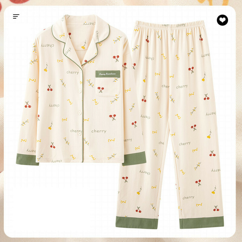 熱賣長袖睡衣套裝【M-XXXL碼 AM-34539】【下單后聯絡客服確認發貨尺碼 】
