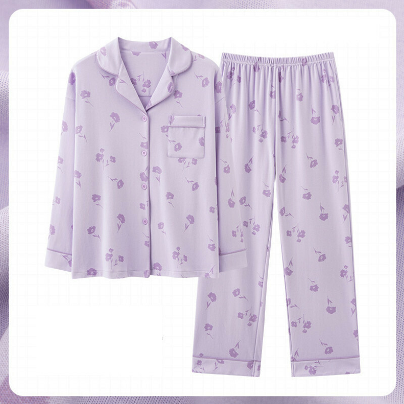 熱賣長袖睡衣套裝【M-XXXL碼 AM-34582】【下單后聯絡客服確認發貨尺碼 】