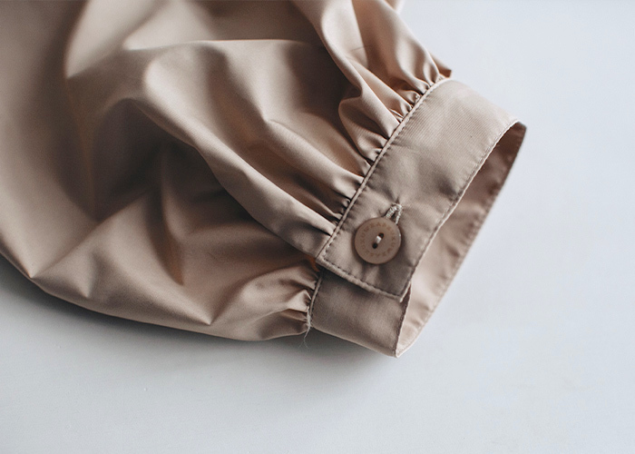 茶色蔓延外套罩衫-午食