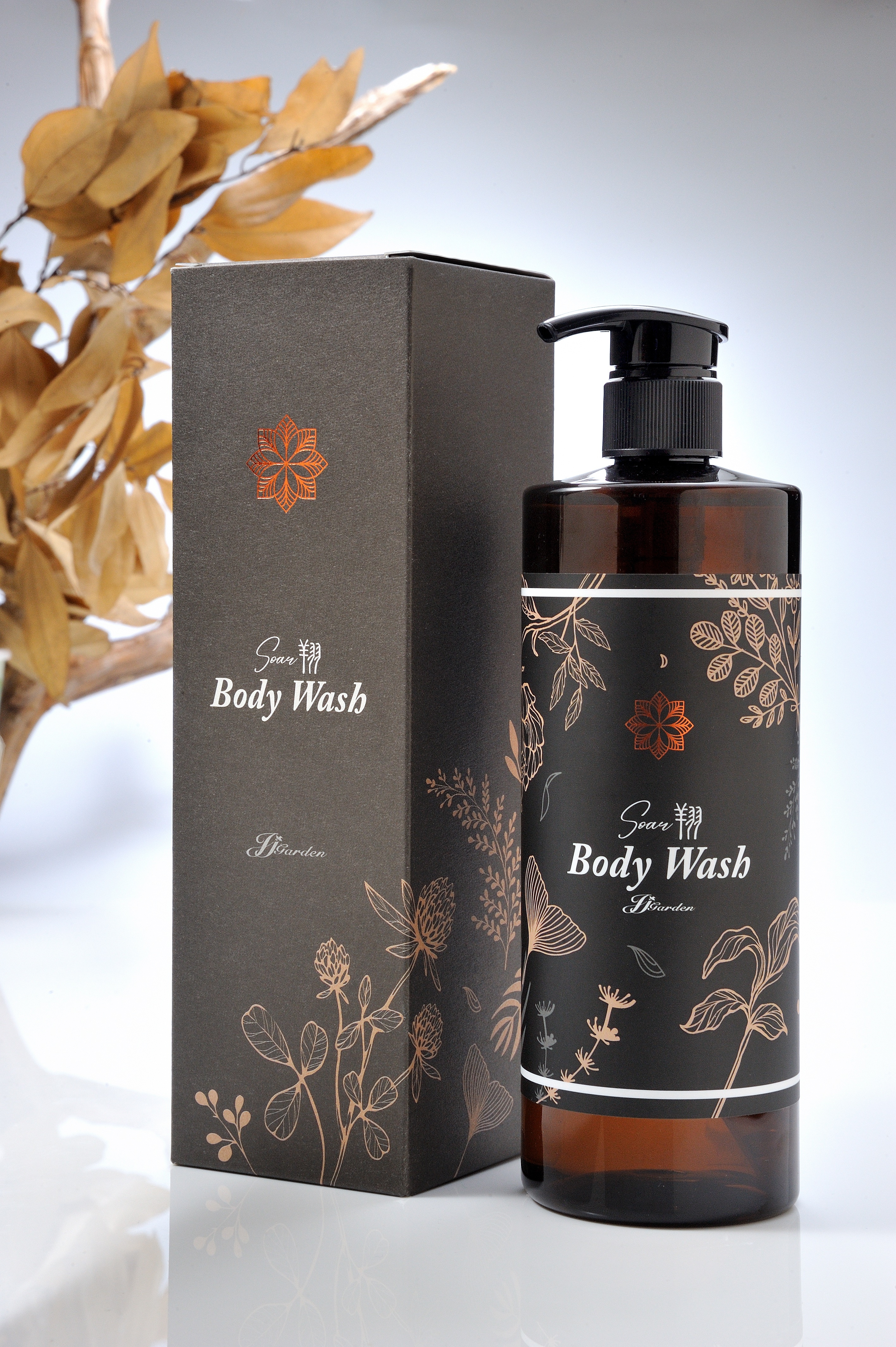 Soar-翔 白麝香積雪草保濕沐浴露500ml