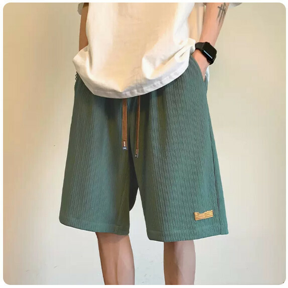 Drap shorts men's summer (mint green [size M_5XL] (contact customer service to confirm the shipping size after placing an order)