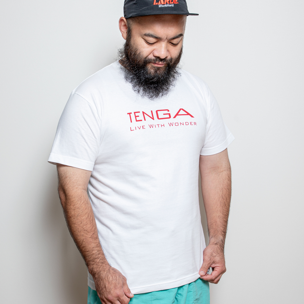 TENGA Brand Logo  短袖T恤 白色