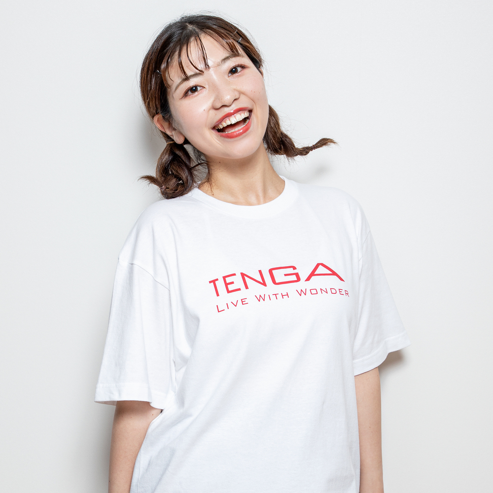TENGA Brand Logo  短袖T恤 白色