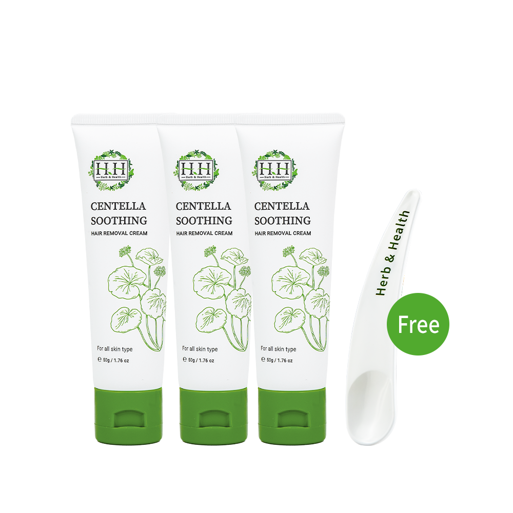 【Trio Set】HH Centella Soothing Hair Removal Cream(50gx3)