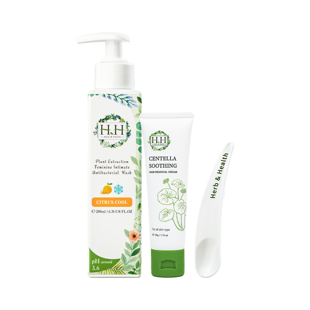 HH Hair Removal Cream(50g) + Antibacterial Wash(200ml)