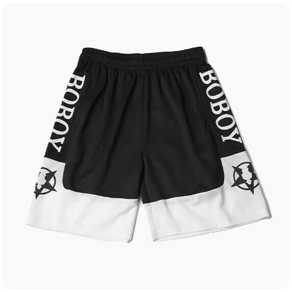 Ice Silk Basketball Shorts Men's Summer (Black [M_5XL Size] (Contact customer service to confirm the shipping size after placing an order)