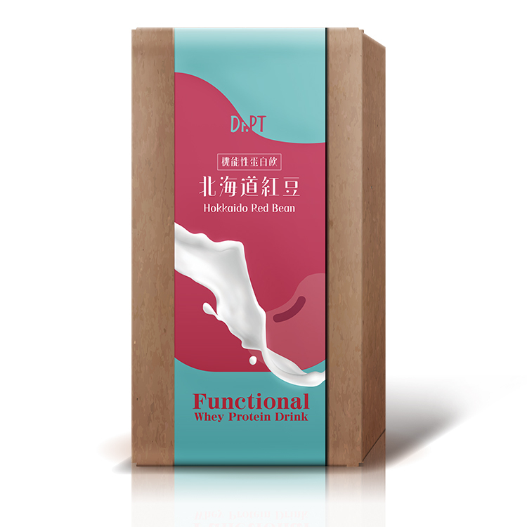 買1送1↗︎【Dr.PT 】機能性蛋白飲 - 北海道紅豆 (7入/盒) 超值組合>下單即享 2 盒入