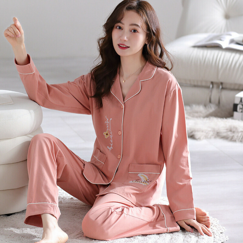 熱推長袖睡衣套裝【M-XXXL碼 YM-7032】【下單后聯絡客服確認發貨尺碼 】