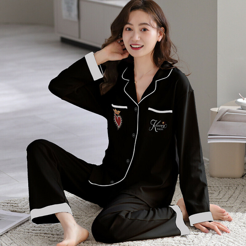 Long sleeve pajama set【M-XXXL YM-7037】【Contact customer service to confirm the shipping size after placing an order】