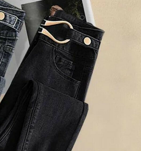 Slim Straight Jeans#Single Piece (Black) (M-4XL) (Contact customer service to confirm size after placing an order) 