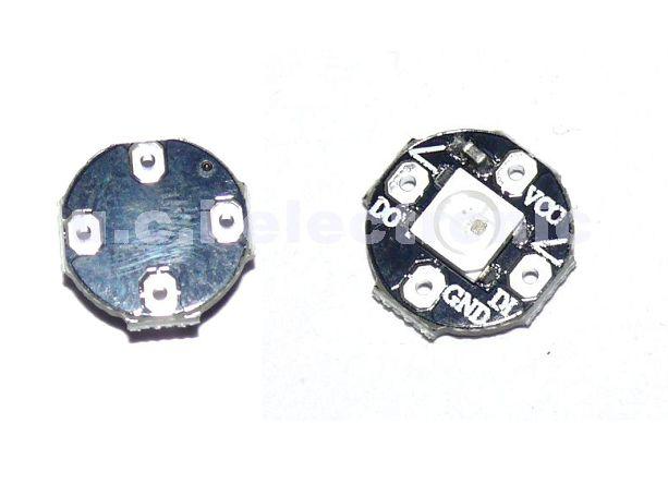 【UCI電子】(W-5) 1位 圓形 WS2812B RGB LED 全彩驅動 彩燈 智能控制模塊