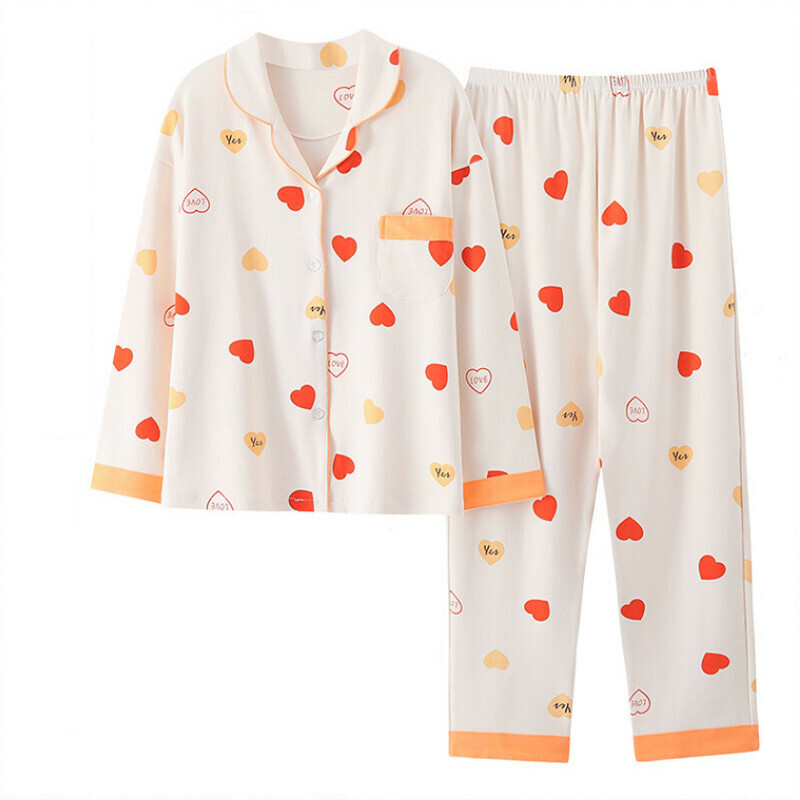 Long sleeve pajama set【M-XXXL XP-4732】【Contact customer service to confirm the shipping size after placing an order】